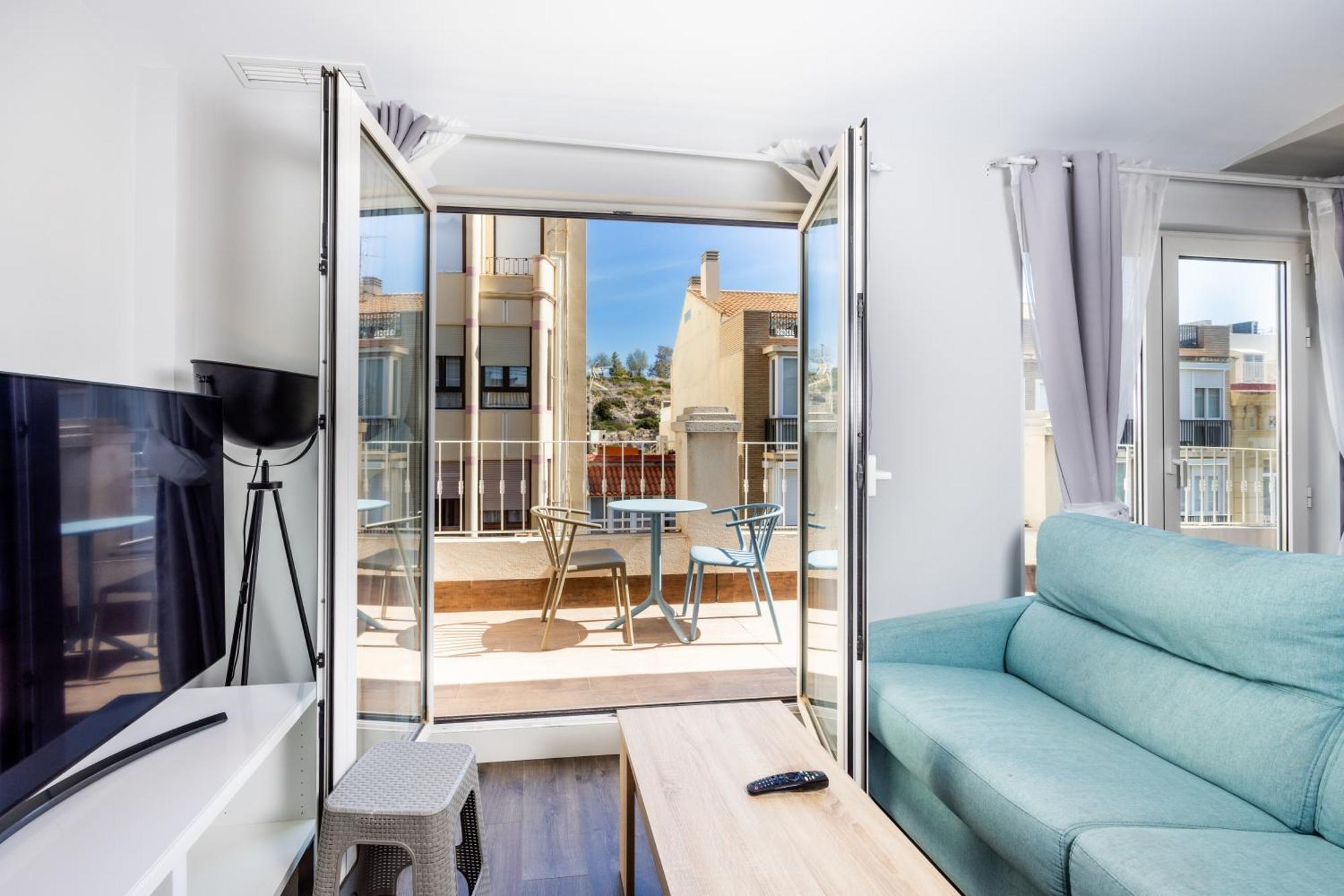 Apartamentos Turísticos Metropolis Cartagena Bagian luar foto